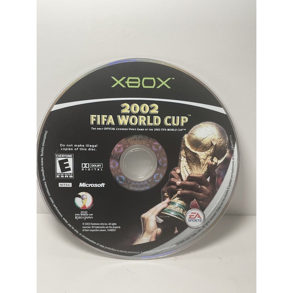 2002 FIFA World Cup (Microsoft Xbox, 2002) Disc Only Tested